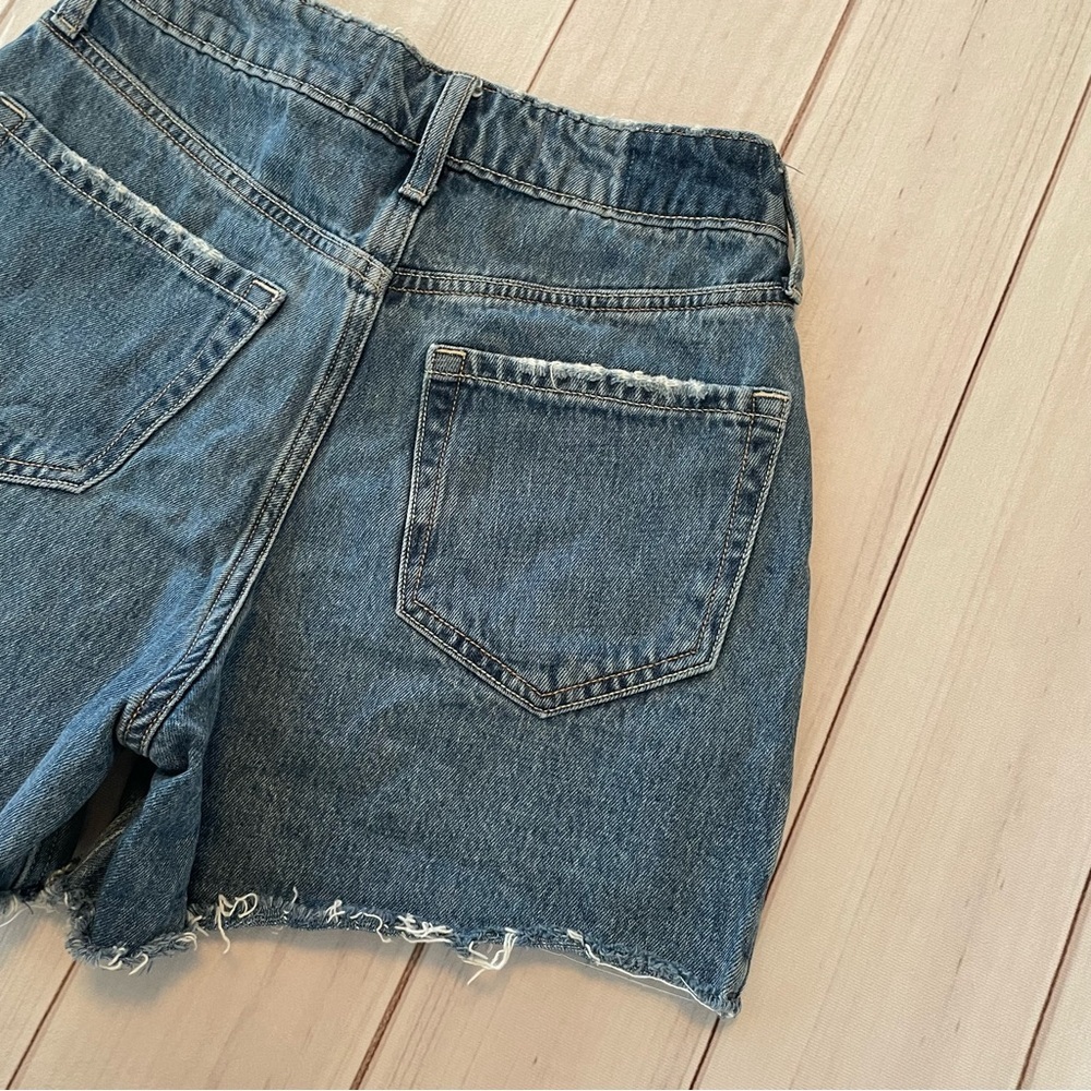 Hollister 90s Ultra High Rise Shorts Women’s 00 | W24 A-Line Jean Shorts Grunge - Picture 7 of 13